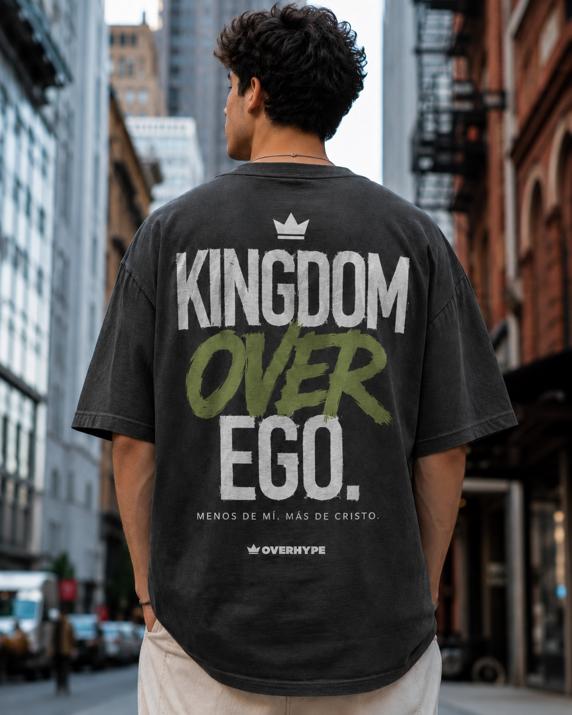 KINGDOM OVER EGO TEE — NEGRA